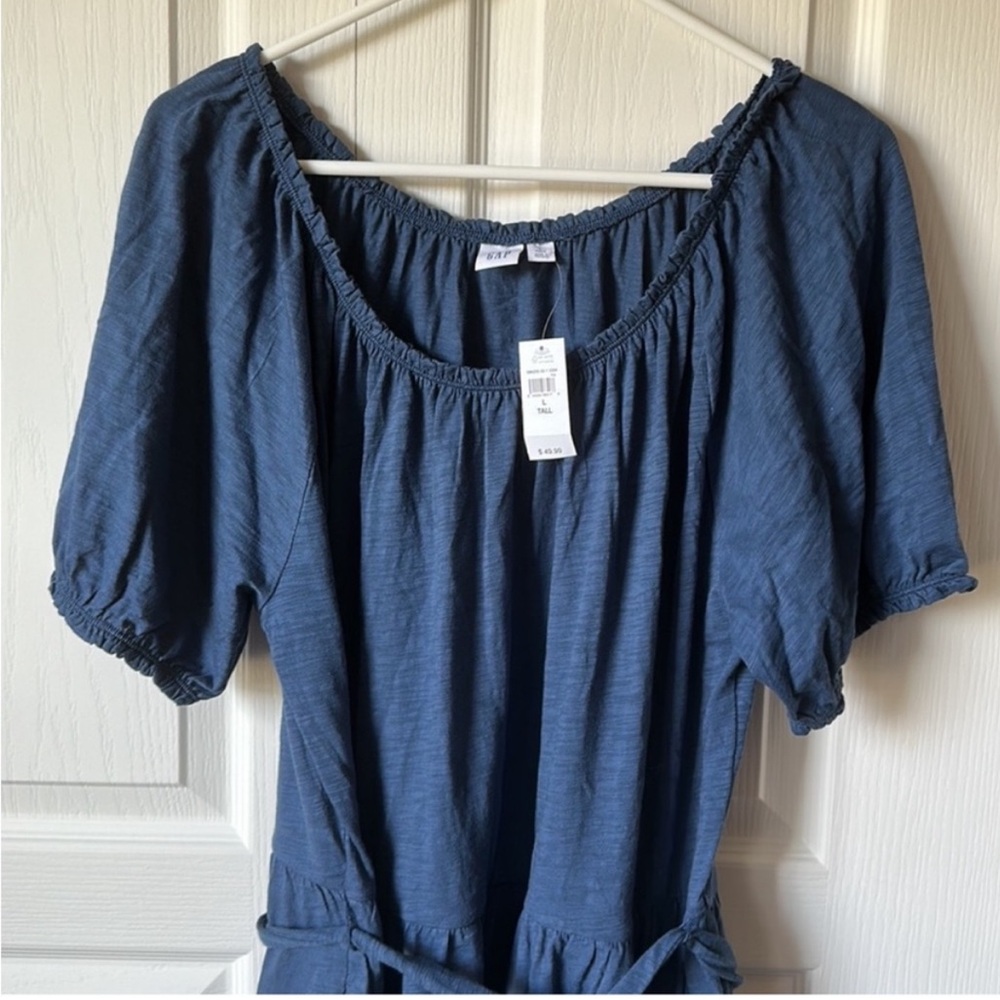 NWT GAP Factory Forever Soft Tiered Mini Dress - Picture 5 of 6
